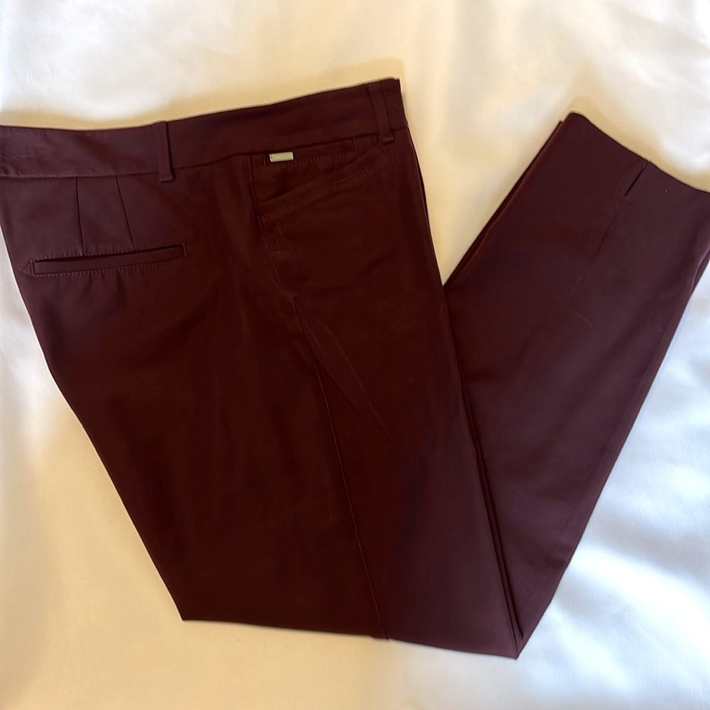 WHBM Ankle Pant - Red Wine